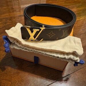 Louis Vuitton Monogram Reversible Belt